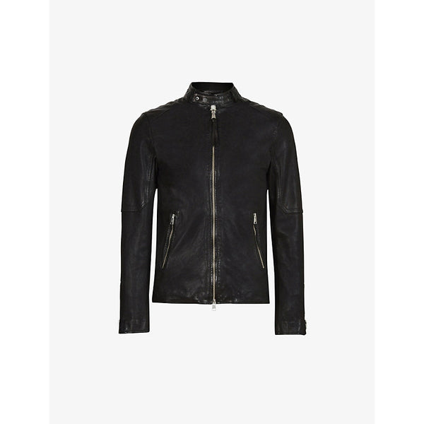 Allsaints Cora leather bomber jacket