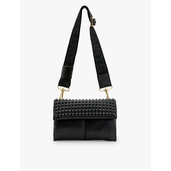 Allsaints Ezra Stud leather cross-body bag | LYBSTORE