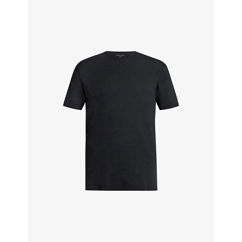 Mens Allsaints Figure regular-fit short-sleeve organic-cotton T-shirt