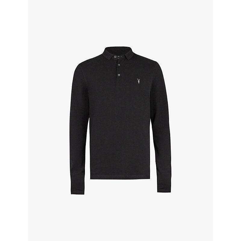 Allsaints Reform cotton-piqué polo shirt | LYBSTORE