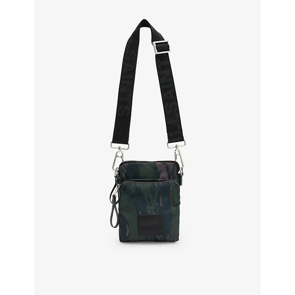 Allsaints Stellar abstract-print recycled-polyester cross-body bag