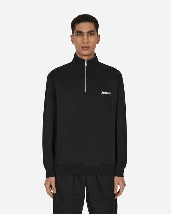 Alltimers Broadway Quarter Zip Sweatshirt Black