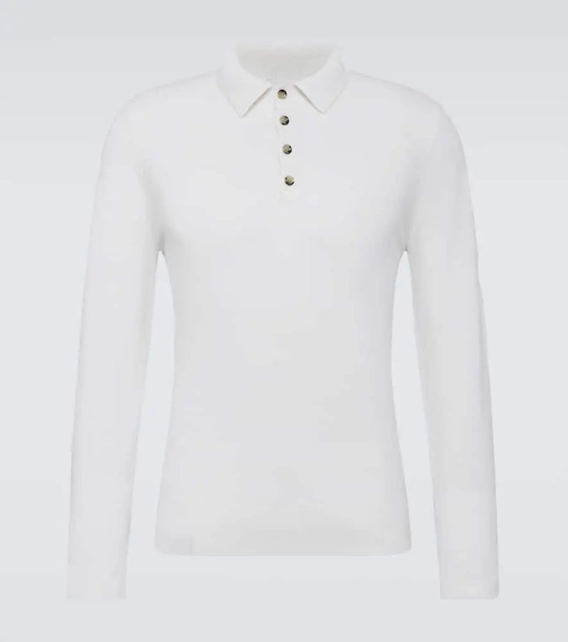 Allude Cashmere polo sweater