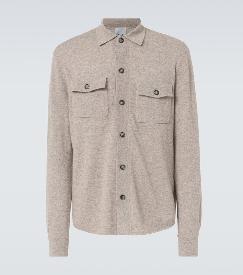 Allude Wool and cashmere overshirt