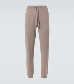 Allude Wool and cashmere sweatpants