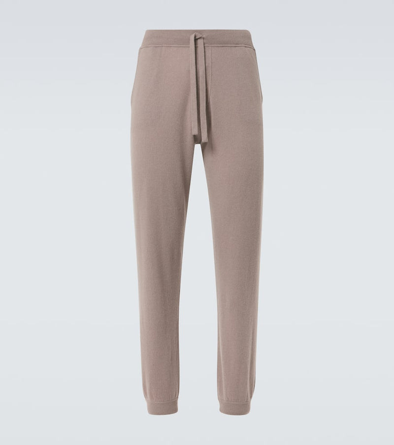 Allude Wool and cashmere sweatpants