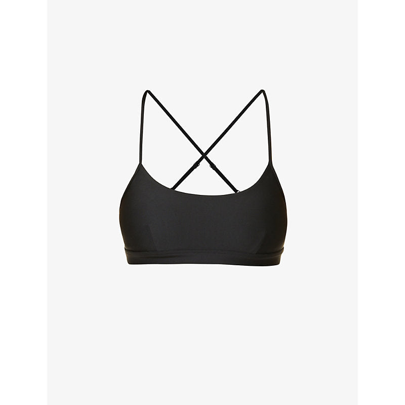  Alo Yoga Intrigue scoop-neck stretch-woven sports bra