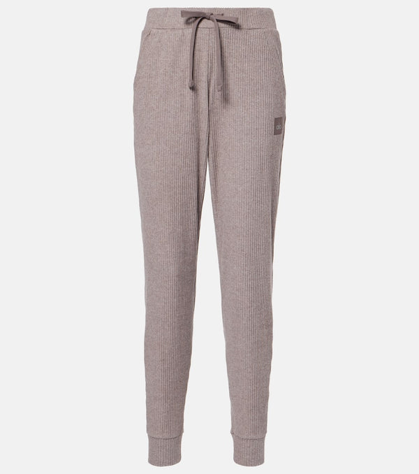 Alo Yoga Muse ribbed-knit sweatpants