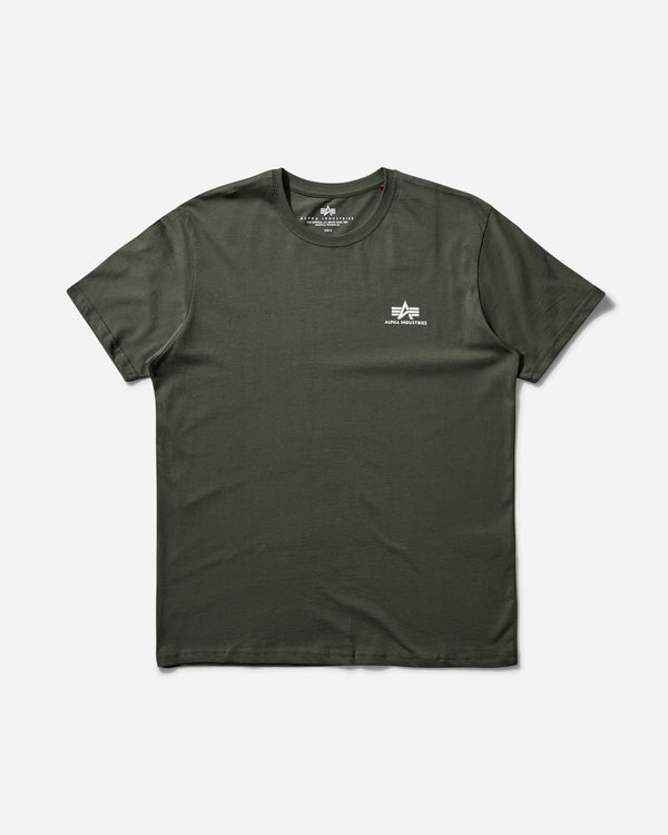 Alpha Industries Basic Small Logo T-Shirt Dark Olive