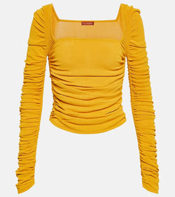 Altuzarra Asgard ruched jersey top