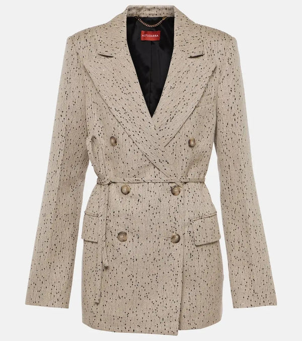 Altuzarra Hattson sequined tweed blazer | LYBSTORE