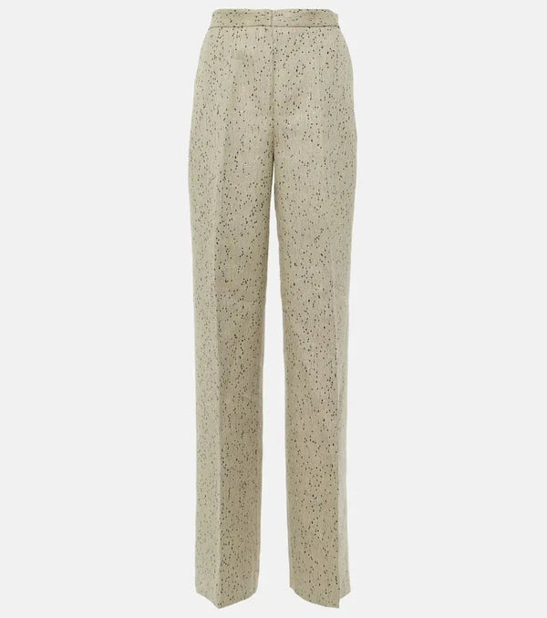 Altuzarra Laski hemp-blend wide-leg pants | LYBSTORE