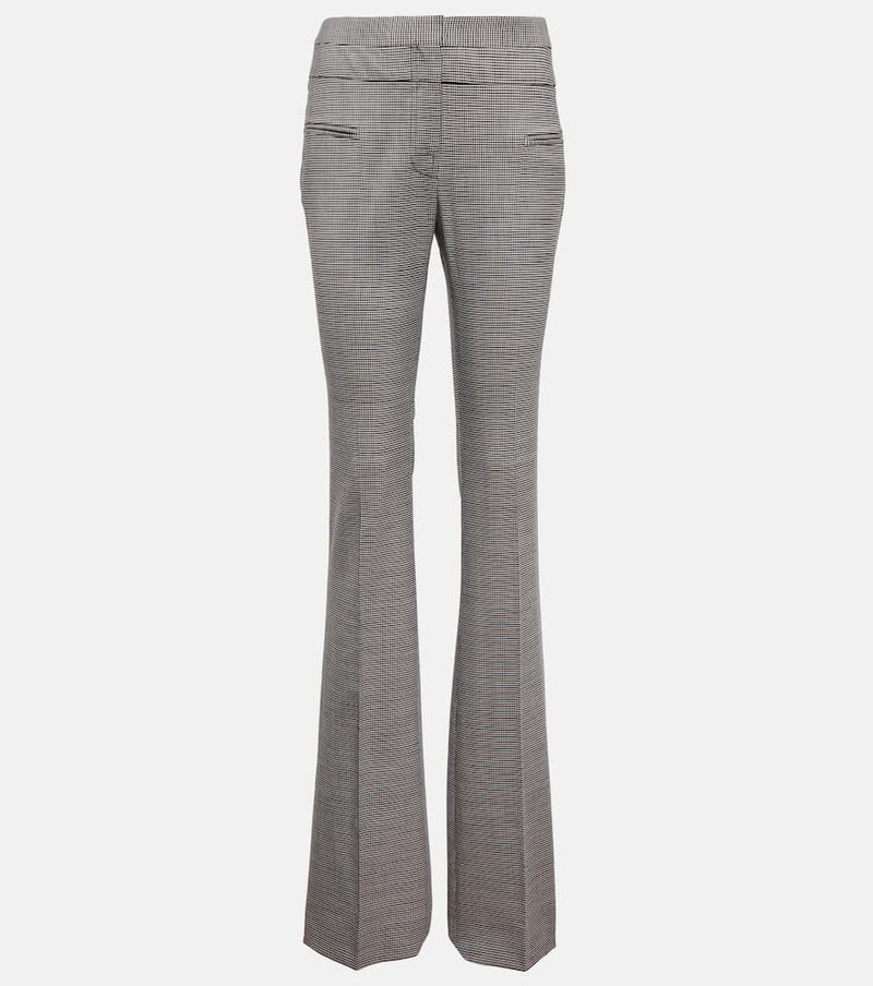 Altuzarra Serge checked wool bootcut pants | LYBSTORE