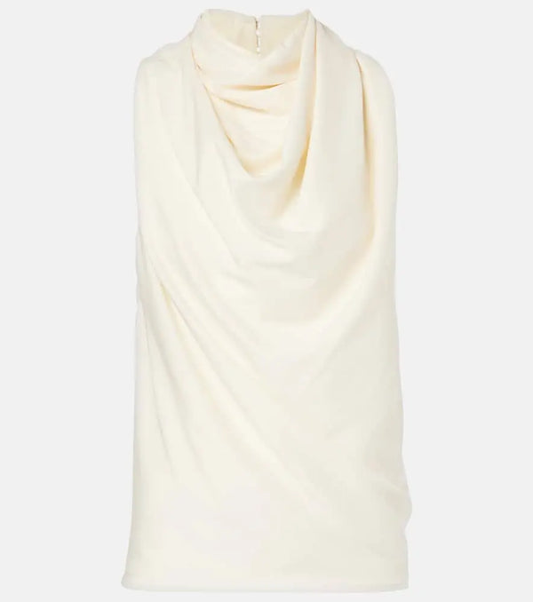 Altuzarra Sleary draped crêpe top