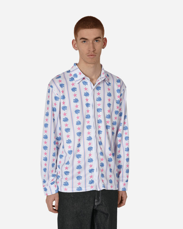 Always Do What You Should Do Hectic Hidden Placket Longsleeve Shirt Multicolor