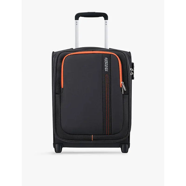 American Tourister Upright Underseater zip-up woven cabin suitcase 45cm | American Tourister