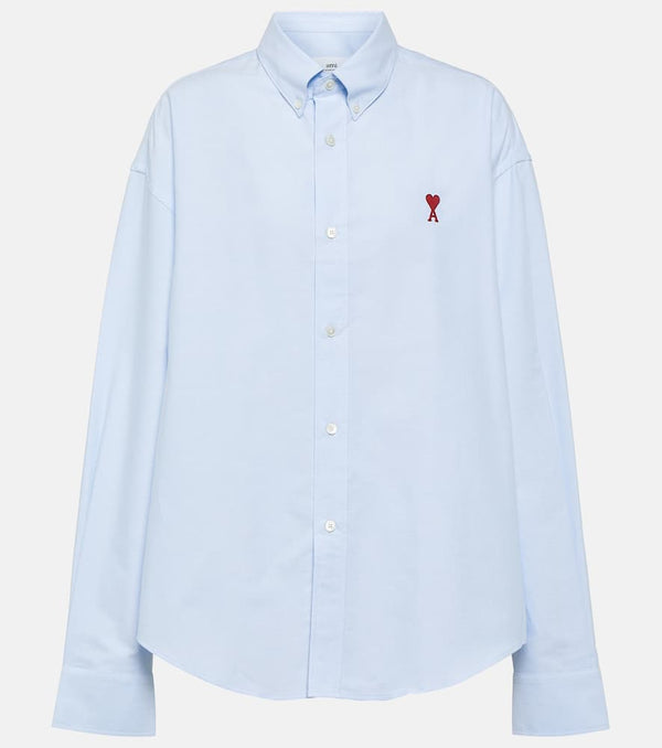 Ami Paris Ami De Caur cotton poplin shirt