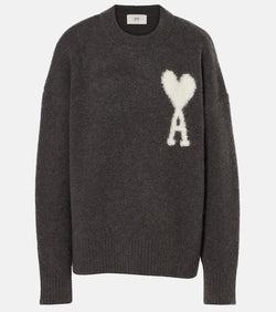 Ami Paris Ami De Caur wool-blend sweater | LYBSTORE