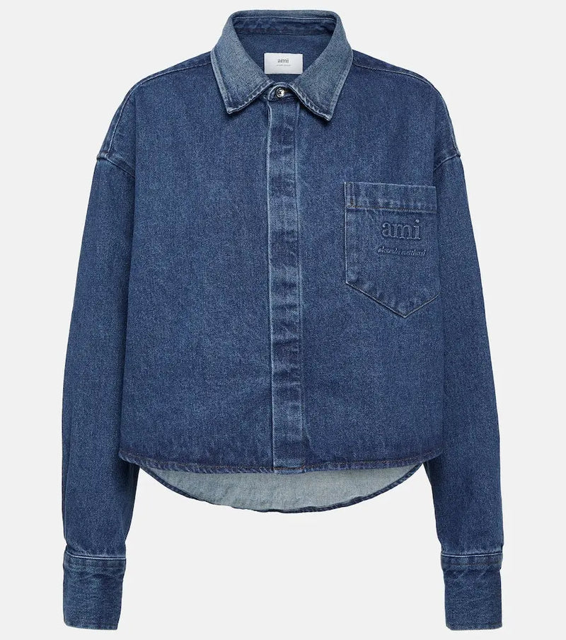 Ami Paris Cotton denim jacket | LYBSTORE