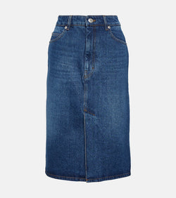 Ami Paris Denim pencil skirt