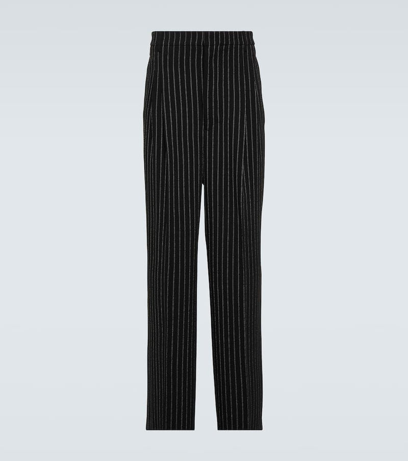 Ami Paris Pinstripe wool straight pants