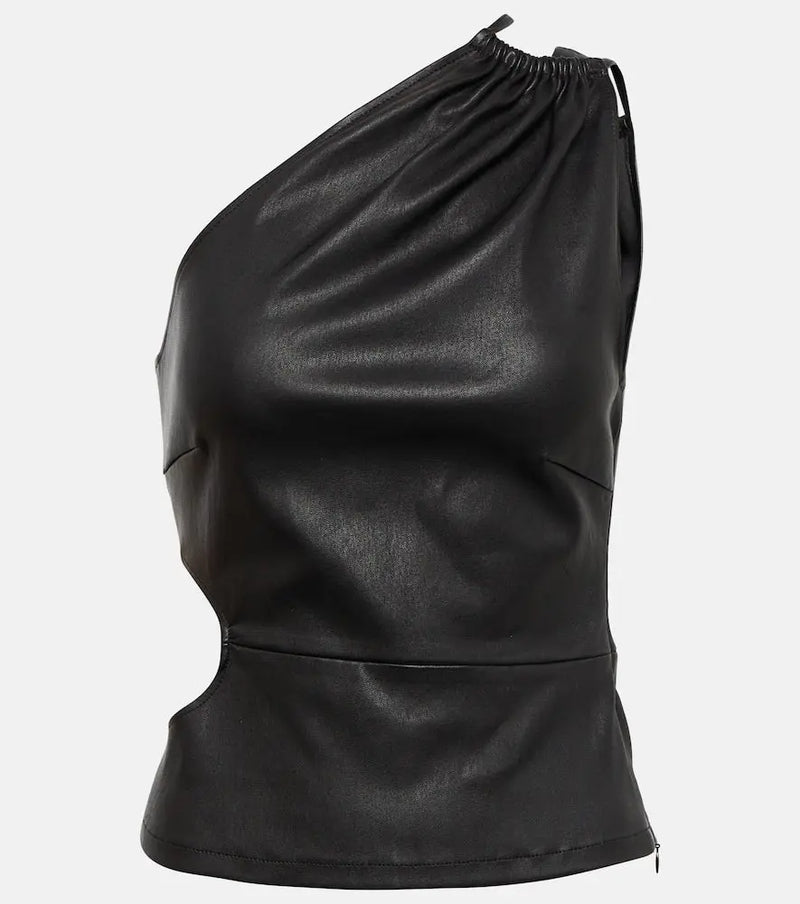 Amiri Cutout leather top | LYBSTORE