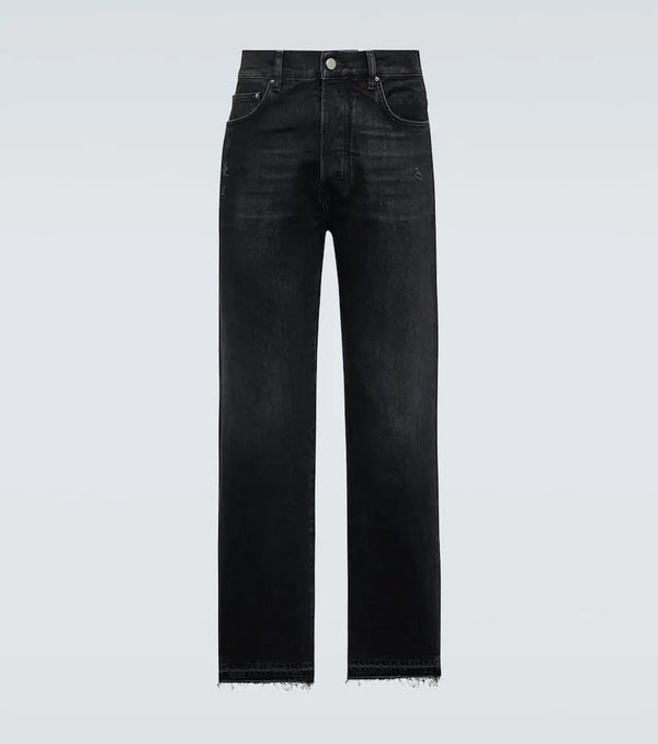 Amiri Faded mid-rise straight jeans | LYBSTORE