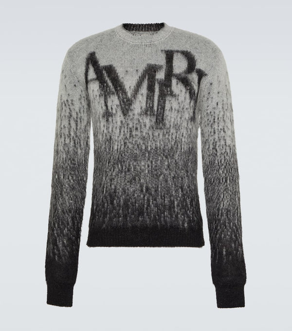 Amiri Logo alpaca and mohair-blend sweater