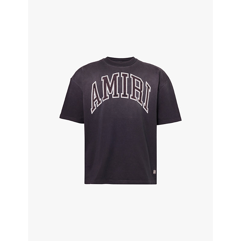 Mens Amiri Oversized logo-print cotton-jersey T-shirt