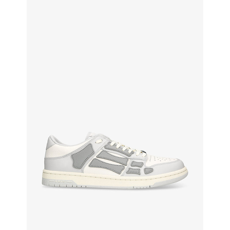 Amiri Skel panelled leather low-top trainers