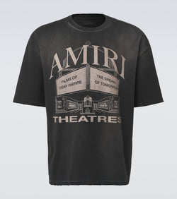 Amiri Theaters printed cotton jersey T-shirt