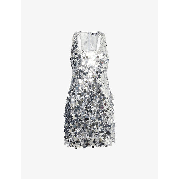 Womens Amy Lynn Sequin scoop-neckline woven mini dress