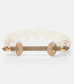 Ananya Chakra 18kt rose gold bracelet with gemstones