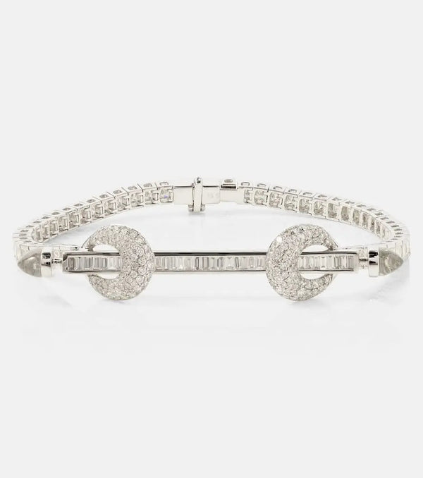 Ananya Chakra 18kt white gold bracelet with diamonds