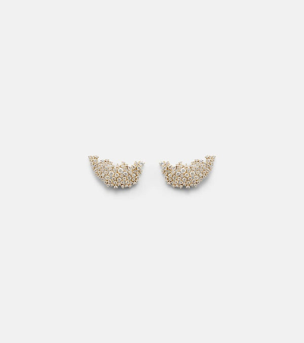 Ananya Scatter 18kt gold earrings with diamonds