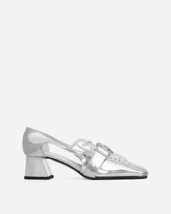 Ancuta Sarca Olga Loafers White / Chrome