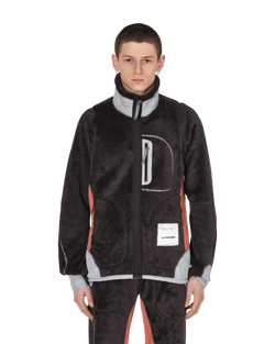 and wander Slam Jam High Loft Polartec Fleece Jacket Black