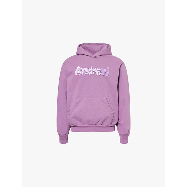  Andrew Liquid logo-embroidered relaxed-fit  cotton-jersey hoody