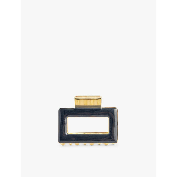 Anisa Sojka Mini rectangular metal claw clip | LYBSTORE