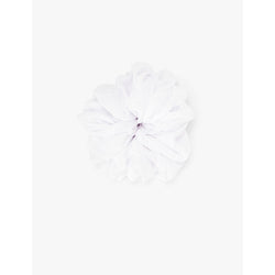 Anisa Sojka Ruched oversized woven scrunchie | LYBSTORE