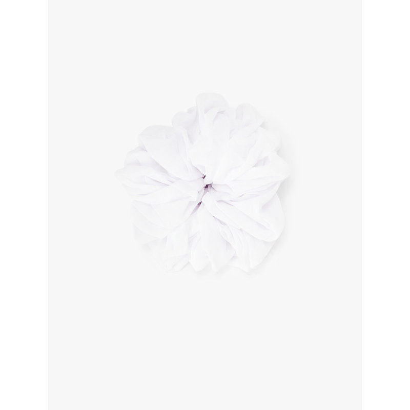 Anisa Sojka Ruched oversized woven scrunchie | LYBSTORE