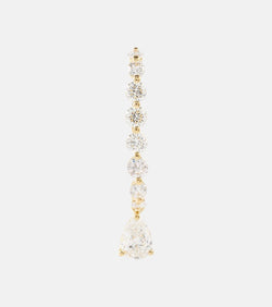 Anita Ko 18kt gold single earring with diamonds