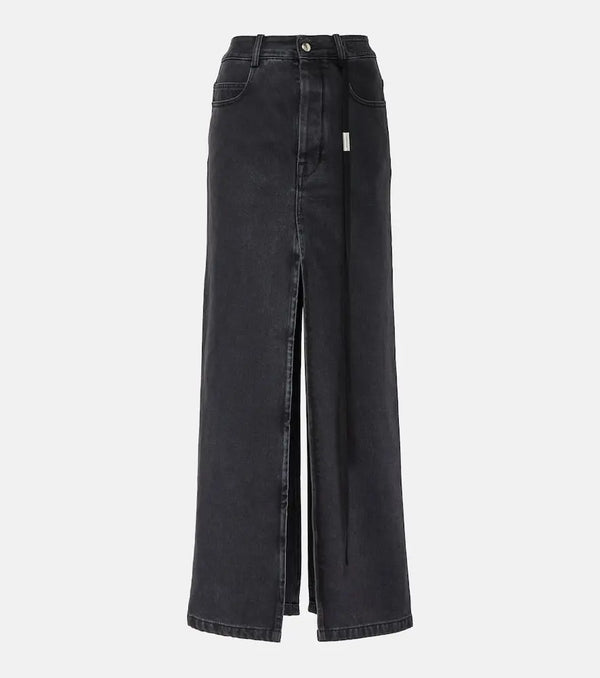 Ann Demeulemeester Denim maxi skirt | LYBSTORE