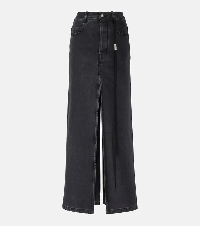 Ann Demeulemeester Denim maxi skirt | LYBSTORE