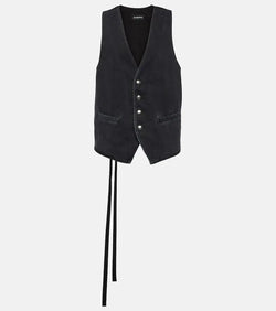 Ann Demeulemeester Denim waistcoat | LYBSTORE