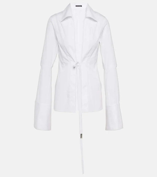 Ann Demeulemeester Linsey cotton poplin shirt | LYBSTORE