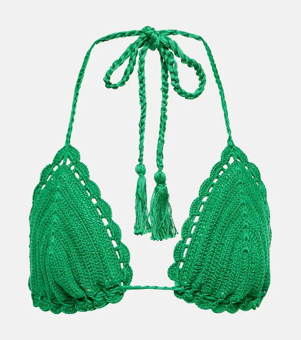 Anna Kosturova Crochet bikini top | LYBSTORE