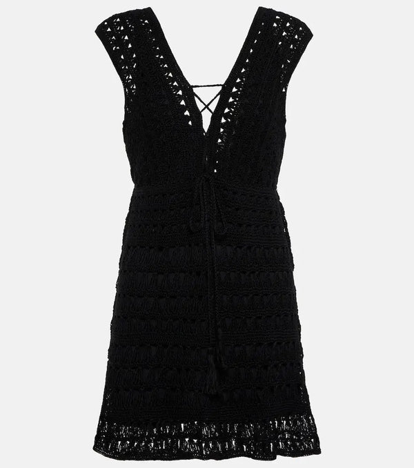 Anna Kosturova Jennifer crochet cotton minidress | LYBSTORE