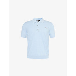 Mens Apc Ollie cotton-knit polo shirt