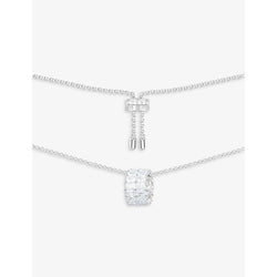 Womens Apm Monaco Météorites sterling silver and zirconia necklace